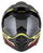 Helmetë moto CASSIDA Tour 2.0 X-Tra, Pinlock ready, vizor dielli, yellow fluo e zezë e kuqe