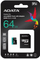 MicroSDXC Premier Pro 64GB UHS1 U3 V30 A2 + adapter (AUSDX64GUI3V30SA2-RA1)