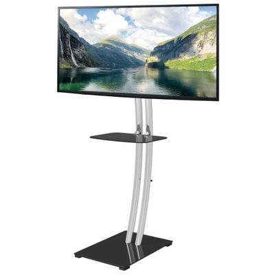 Mbajtëse dyshemeje për TV LCD/LED/Plasma Techly, 32"-70", 68kg, e zezë