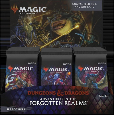 Set kartash Wizards of The Coast Magic The Gathering: Adventures in the Forgotten Realms, 30 copë