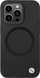 Këllëf telefoni BMW BMHMP14LSILBK2 për iPhone 14 Pro, silikon Liquid me MagSafe, i zi