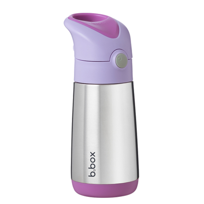 Termos për pije b.box Thermo Bottle, 350ml, me pipëz, lilac pop