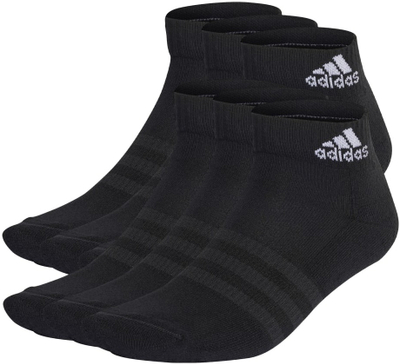 Çorape për fëmijë Adidas Sportswear, paketim x6, të zeza