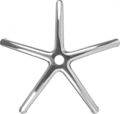 Bazë karrige parukerie Cross L008, formë kryqi, metal, ngjyrë argjend