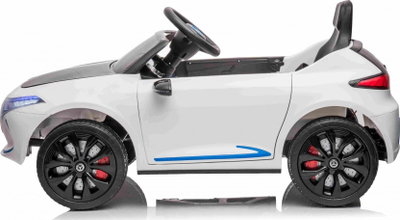 Makina elektrike për kalamaj Mercedes Benz AMG EQA, 2 motorë, panel audio MP3 USB, e bardhë