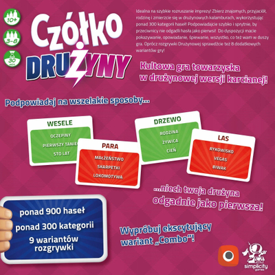 Lojë tavoline Portal Games Headband Teams, 3 8 lojtarë, mbi 900 fjalë, shumëngjyrëshe
