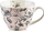 Filxhan porcelani Affek Design Romain, 450ml, me dorezë, rozë me motive florale