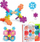 Set ndërtimi WOOPIE Snow Flake, 52 copa, plastike, shumngjyrësh