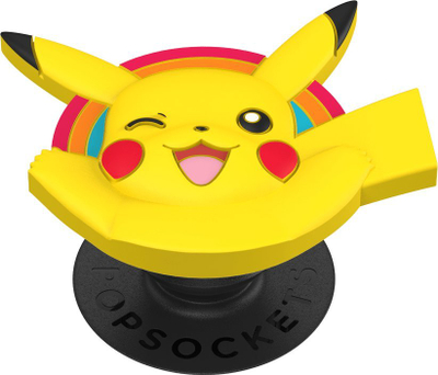 Mbajtëse telefoni PopSockets Pikachu PopOut, ngjitëse, e verdhë