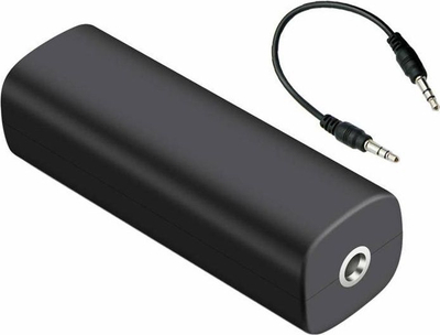 Izolues audio AK319B, reduktues zhurme, portë 3.5 mm, i zi