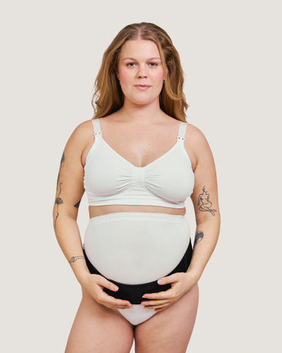 Rrip mbështetës materniteti Black Maternity Support Belt, madhësia S M, i zi