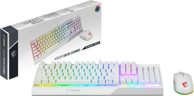 Set tastierë + maus MSI Vigor GK30, të bardhë