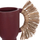 Vazo dekorative tavoline Alica HM4668.06L, terrakotë, 64x22x38cm, e kuqe qershi