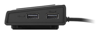 Dok stacioni USB C Asus DC310, multifunksional, për laptop, i zi