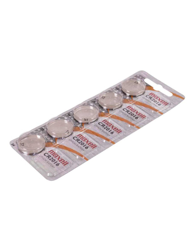 Bateri litiumi Maxell CR2016, 3V, paketë 5 copë, argjendtë