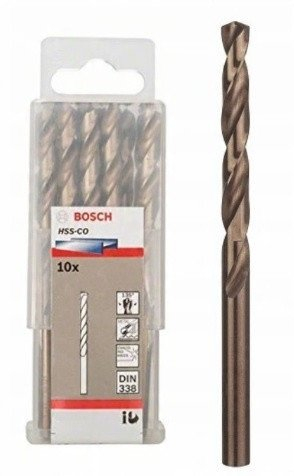 Set shpuese Bosch HSS Co, 1.5mm, 10 copë, metal