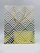 Qese dhuratash Diocesan M, 23x18x10 cm, me figura gjeometrike, e bardhë me ar