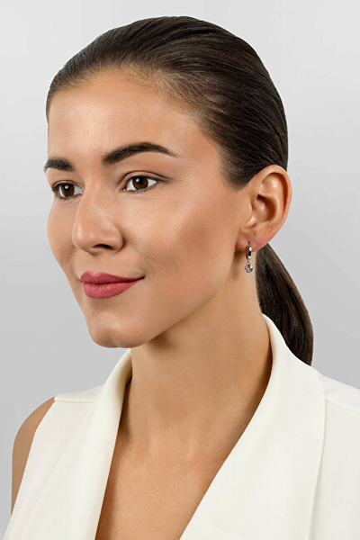 Vathё Brilio Silver Hoops EA640W