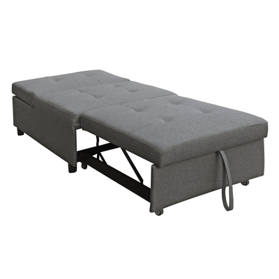 Fotelja shtrat Libre HM3295.01, 75x106x87 cm, tekstil, gri
