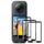Mbrojtës ekrani K&F Concept për Insta360 X5, xham i temperuar 9H, paketim 3 copë, transparent
