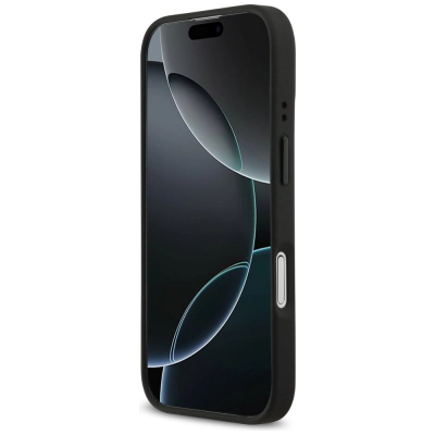 Këllëf telefoni BMW M Perforated Stripe MagSafe për iPhone 17, eko lëkurë, përputhet me MagSafe, gri