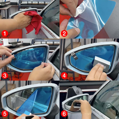 Film mbrojtës pasqyre Grizz ZeroDrop për Volkswagen Touareg 2014-2018, rezistent ndaj shiut, set