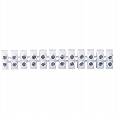 Klemë lidhëse elektrike A4005, 12×4 mm², 32A 450V, e bardhë