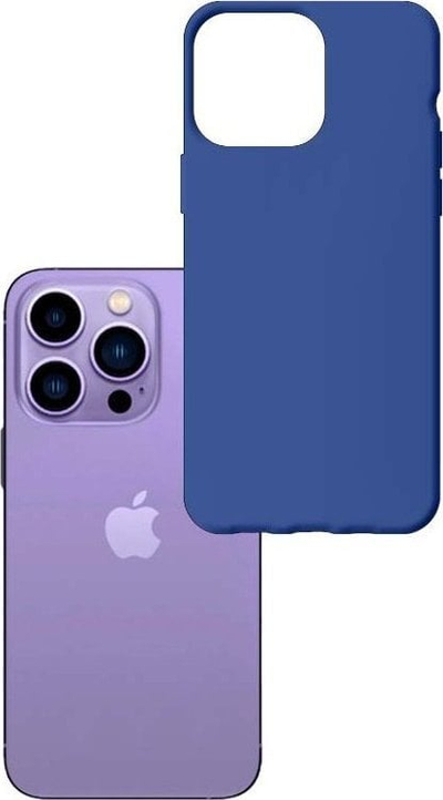Mbështjellës 3mk Matt Case për iPhone 14 Pro, TPU, blueberry