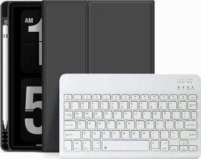 Këllëf me tastierë Tech-Protect SC Pen për iPad Air 10.9" 2020–2022 dhe 11" 2024, Bluetooth, i zi