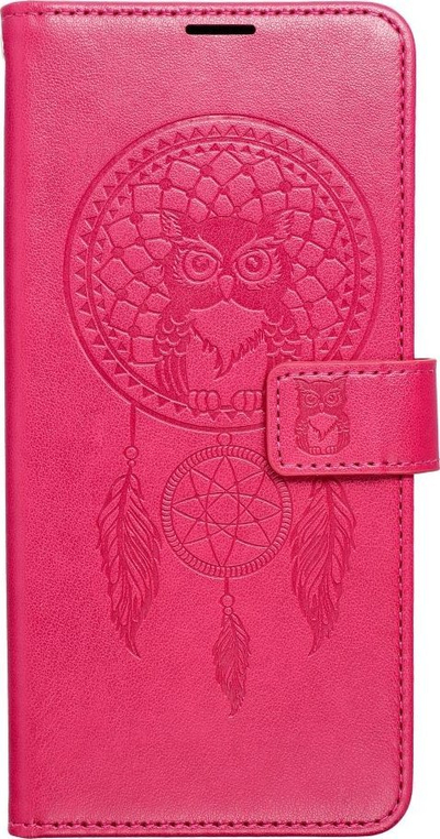 Këllëf libër OEM Mezzo për Samsung A54 5G, me xhepa kartash, me “dreamcatcher” magenta