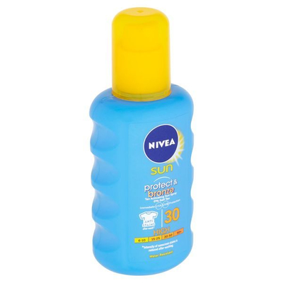 Nivea Sun Protect & Bronze Спреј SPF30, 200 ml
