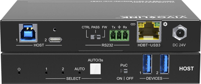 Zgjatës USB VivoLink VLUSB3EXT100H, USB 3.2 Gen1, 100m, i zi