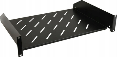Raft cantilever për kabinet RACK 2U PULSAR RAPD600, 445×315 mm, universal, i zi
