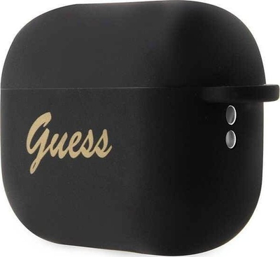 Mbulesë Guess GUAP2LSCHSK për Apple AirPods Pro 2, silikon, koleksioni Silicone Charm, e zezë