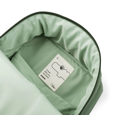 Cante per femije quilted - Croco Green