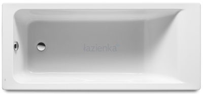 Vaskë drejtkëndore Roca Easy 170x75 cm, akrilik, e bardhë