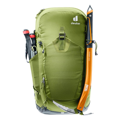 Çantë shpine Deuter Trail Pro 33, 33L, sistem Aircontact, jeshile grafit