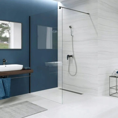 Panel dushi RAVAK Fixed Wall of Walk-In Mille, 30x200 cm, xham 8 mm, i zi