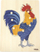 Puzzle druri Viga Toys Montessori Rooster, me kunja, shumëngjyrësh