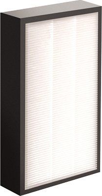 Filtër ajri Air Cleaner 13x7-2/5x1-7/8, HEPA 0.3 mikron, kornizë plastike, i zi