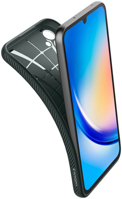 Mbrojtëse Spigen Liquid Air për Samsung Galaxy A34 5G, e gjelbër