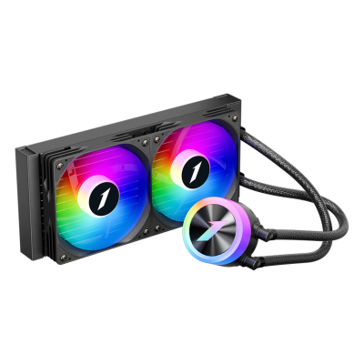Ftohës procesori 1STPLAYER Thunderstorm TS1 240 ARGB, liquid 240mm, socket AM5 1700, i zi