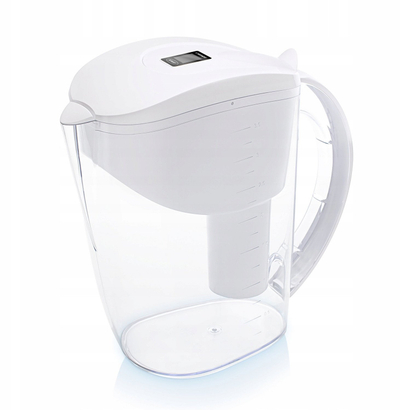 Шише за филтрирање вода Wessper D3 Slim AquaClassic, 2.7L, сет со 10 филтри, проѕирно