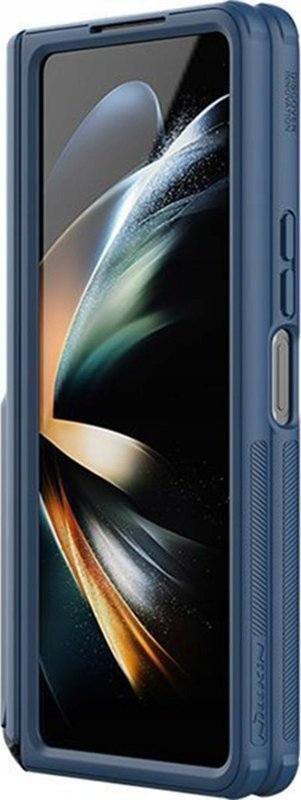 Këllëf Nillkin Super Frosted Stand për Samsung Galaxy Z Fold5, me qendërzim, blu