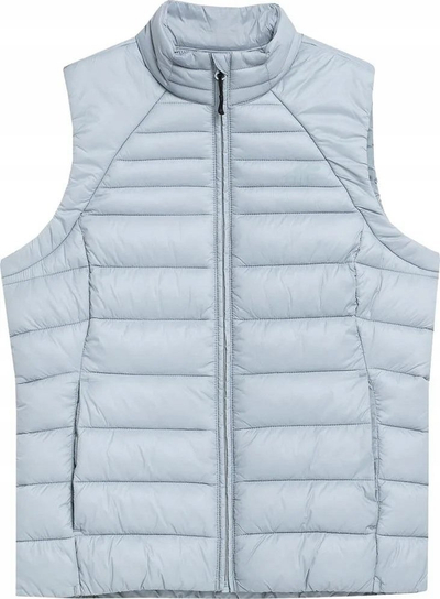 Jelek për goca 4F F091, mbushje sintetike 4FWarm, pa kapuç, blu e hapur