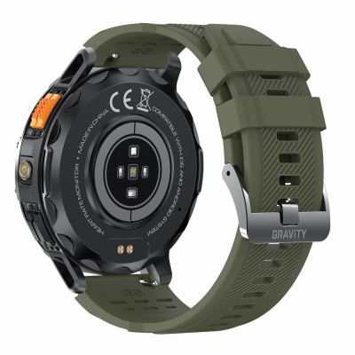 Orë e zgjuar Gravity GT22-5, ekran AMOLED 1.43", Bluetooth, e zezë/jeshile
