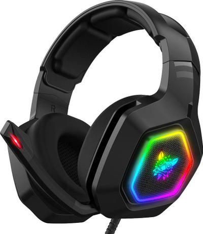 ONIKUMA K10 RGB Гејминг Слушалки, Црна