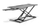 Shtesë tavoline Digitus Ergonomic Workspace Riser, 95x62 cm, lartësi që e çon vetë nga 10 në 50 cm, e zezë