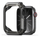 Mbrojtëse ore Dux Ducis Tamo për Apple Watch Series 10 46mm, transparente me të zeza