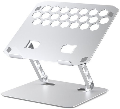 Stendë ftohëse për laptop, me ventilator, alumini, ngjyrë gri